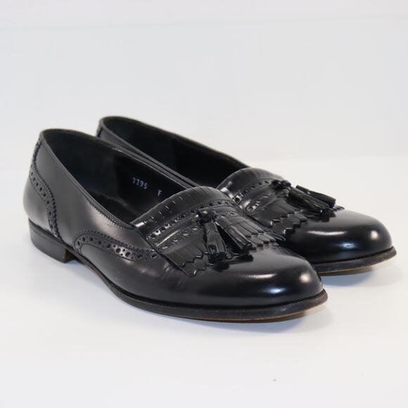 Jetts by Mario Bruni Black Tassel Loafers Size 9 Italy - Picture 1 of 6